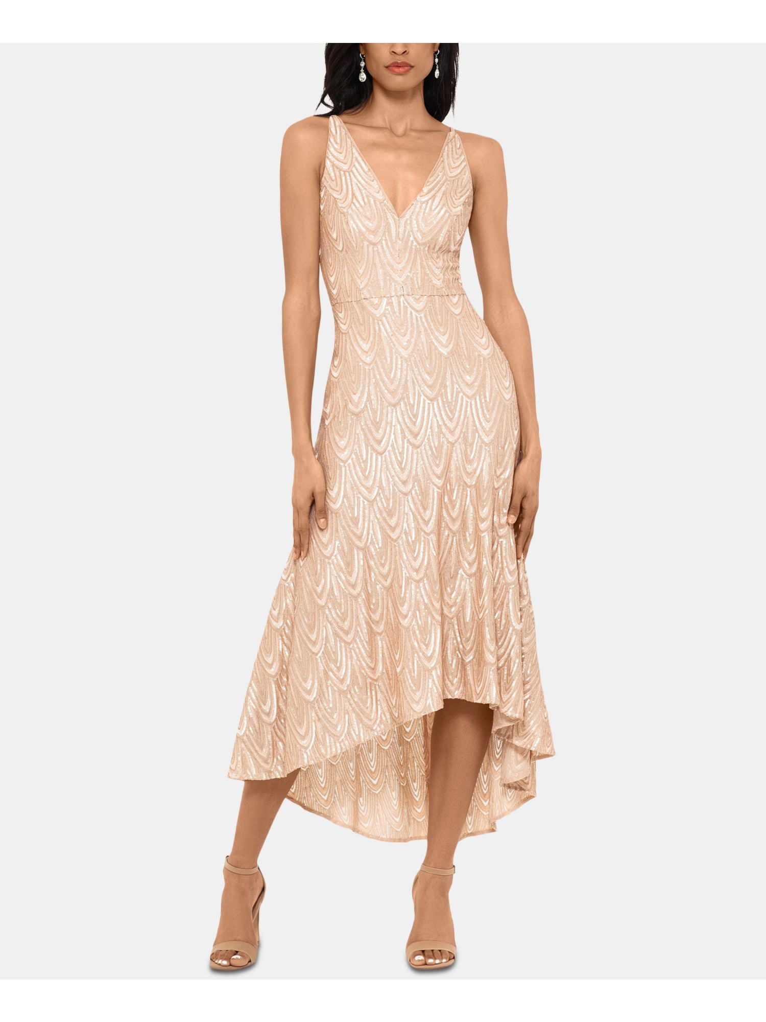 betsy and adam high low gown