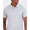 thumbnail image 3 of Real Essentials 3 Pack: Mens Short Sleeve Dry-Fit Collared Polo Shirt With Pocket - Active Casual (Available Big & Tall), 3 of 6