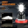 thumbnail image 4 of H11 LED Light Bulbs for BMW 530i 2001 2002 2003 2004,2008 2009 2010 2012 2013 H8 Fog Lights 2pcs, 4 of 13