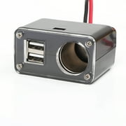EverStart Two-Way 12-Volt Dual USB Power Outlet, Black