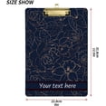 thumbnail image 2 of FMSHPON Rose Flowers Clipboard Hardboard Wood Nursing Clip Board and Pull for Standard A4 Letter 13x9 inches, 2 of 7