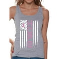 thumbnail image 1 of Awkward Styles Hope American Flag Tank Top for Women Pink Ribbon USA Flag Tanks Breast Cancer Awareness Shirts for Women Breast Cancer Tank Top Gifts for Cancer Survivor Women's Pink Ribbon Hope Tank, 1 of 4