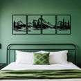 thumbnail image 5 of 4 PCS Metal Mountain Wall Art, Metal Mountain Forest Wall Decor, Rustic Nature Home Wall Art Sculpture for Office Living Room Bedroom(11"x15.7"), 5 of 7