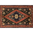 thumbnail image 1 of Ahgly Company Indoor Rectangle Traditional Sienna Brown Persian Area Rugs, 2' x 5', 1 of 6