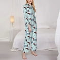 thumbnail image 3 of Sikiie Dachshund Dog Puppy Women's Long-Sleeve Shirt and Full-Length Bottom Pajama Set (s-xxl)-Small, 3 of 7