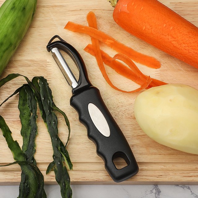 Ganfancp 2 Pc Cuchillo Pelador de Acero Inoxidable Cuchillo Multiusos para Pelar Patatas y Melones Cuchillo Portátil para Pelar Melones Ofertas y Liquidaciones 2 Cuchillos para Pelar