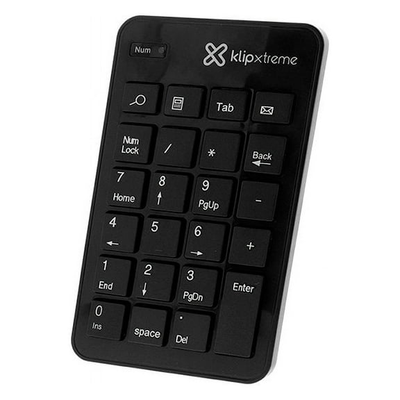 Klipxtreme - Numeric Keypad Wireless 2.5Ghz USB Nano Dongle PC/Mac - (Black KNP-110)
