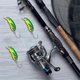 thumbnail image 4 of 5 unidades de señuelos de pesca de hundimiento de 3 g con centro bajo y sistema silencioso, señuelo artificial tipo wobbler., 4 of 5