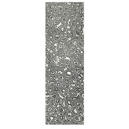 

Tomshoo Damascus Steel Billet Sandwich Plate Material Patterned Steel Quenched Smoothed For Make Cutter Multipurpose