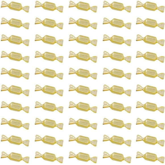 HUGFEGWE 50 Pcs Mini Organisateur de Bijoux, Boîte à Bijoux Transparente en Forme de Bonbon Organisateur d'Anneaux Mignon Portable Organisateur de Perles pour Bijoux Contenants de Rangement pour Bijoux Étui pour Voyage Cadeau de Fête U2537-12063