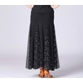 thumbnail image 4 of Long Ballroom Praise Viennese Waltz Dance Training Wear Skirts Clothing, 4 of 4