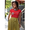 thumbnail image 2 of Sunflower Butterfly Graphic T-Shirt – Sunflower Transforming Into Butterflies Line Art Tee, Minimalist Nature Shirt for Women, 2 of 2