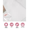 thumbnail image 6 of Coral Red White Kitchen Dish Towels for Drying Dishes Set of 2, Modern Gradient Vertical Stripes Geometric Waffle Weave Microfiber Hand Tea Bathroom Towels Quick Dry & Absorbent Towel 12x12, 6 of 7