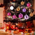 thumbnail image 4 of kiskick 24Pcs Christmas Ball: Shiny Christmas Balls Pendants Xmas Hanging Tree Pendants for Party Home Decor and Festive Delight, 4 of 8