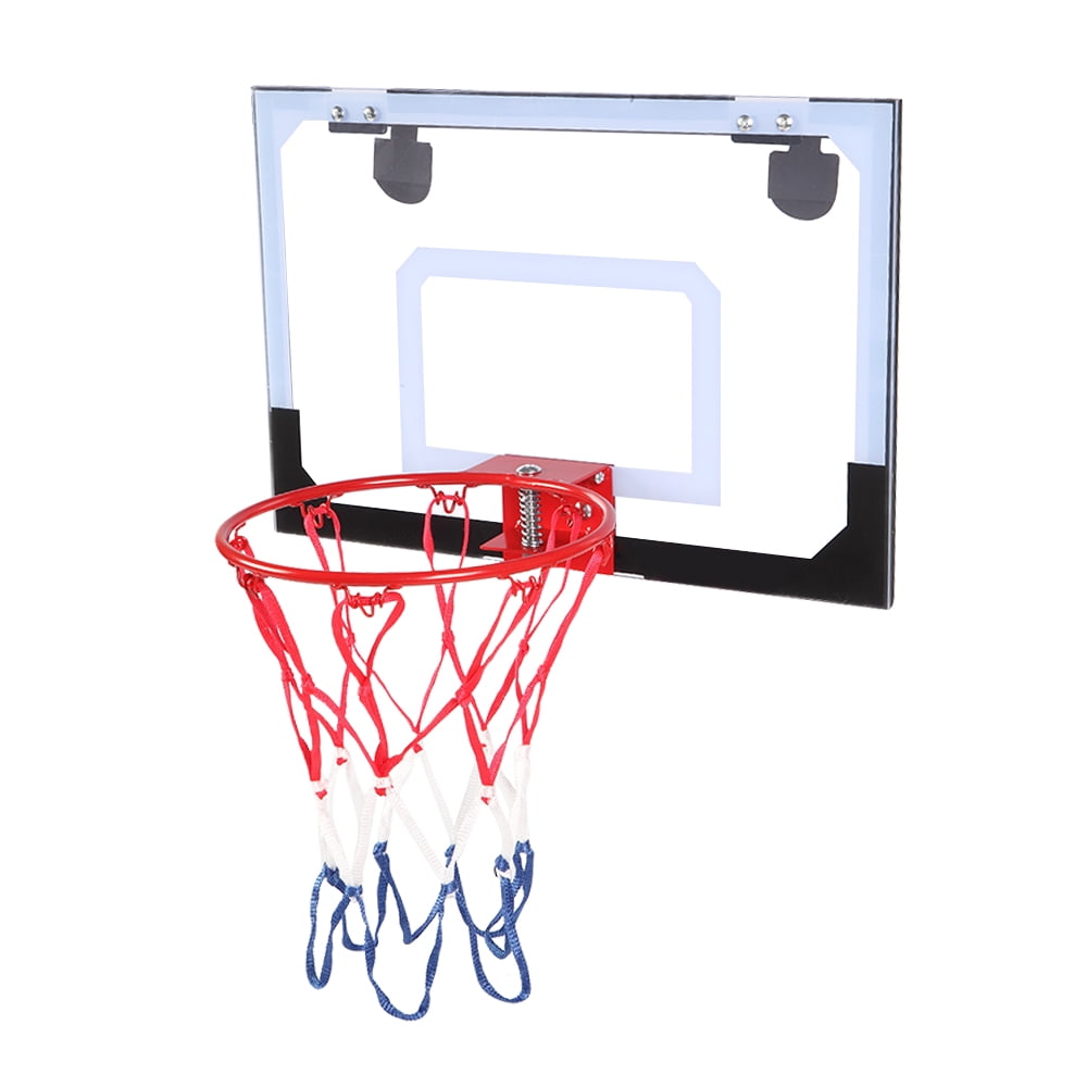 SalonMore Indoor Mini Basketball Hoop Over The Door, Wall Mounted Basketball Hoop Set