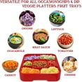 thumbnail image 3 of Taco Bar Set with 4 Taco Holders, Fiesta Taco Plate for Taco Tuesday, Taco night, 3 of 7