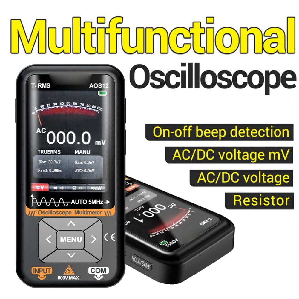 yaaqii Handheld color screen oscilloscope 2 in 1 digital smart multimeter anti-burn