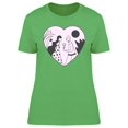 thumbnail image 1 of Couple In Romantic Love Heart Tee Women's -Image by Shutterstock, 1 of 1