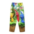thumbnail image 3 of Lsque Pikmin Print Women's Pajama Pants, Lounge Pant - Comfortable Home Wear,Elastic Waistband, Stylish Design-Medium, 3 of 9