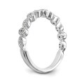thumbnail image 6 of 14K White Gold Ring Band Wedding Diamond Round, 6 of 7