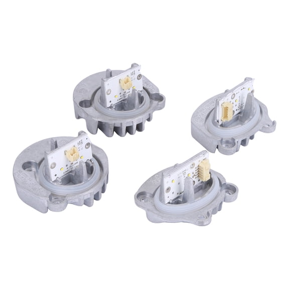 HUOEPU 4Pcs Yellow Angel Eye DRL Modules Xenon Headlight Led Boards Ballast Compatible for BMW 2 Series F22 F23 F87 M2 2014-2017 Replace 63117388923, 63117388924