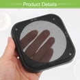thumbnail image 5 of Unique Bargains 4 Set 4" Car Speaker Grills Cover Mesh Square 4 Inch Audio Speaker Subwoofer with Screws ABS Black, 5 of 8