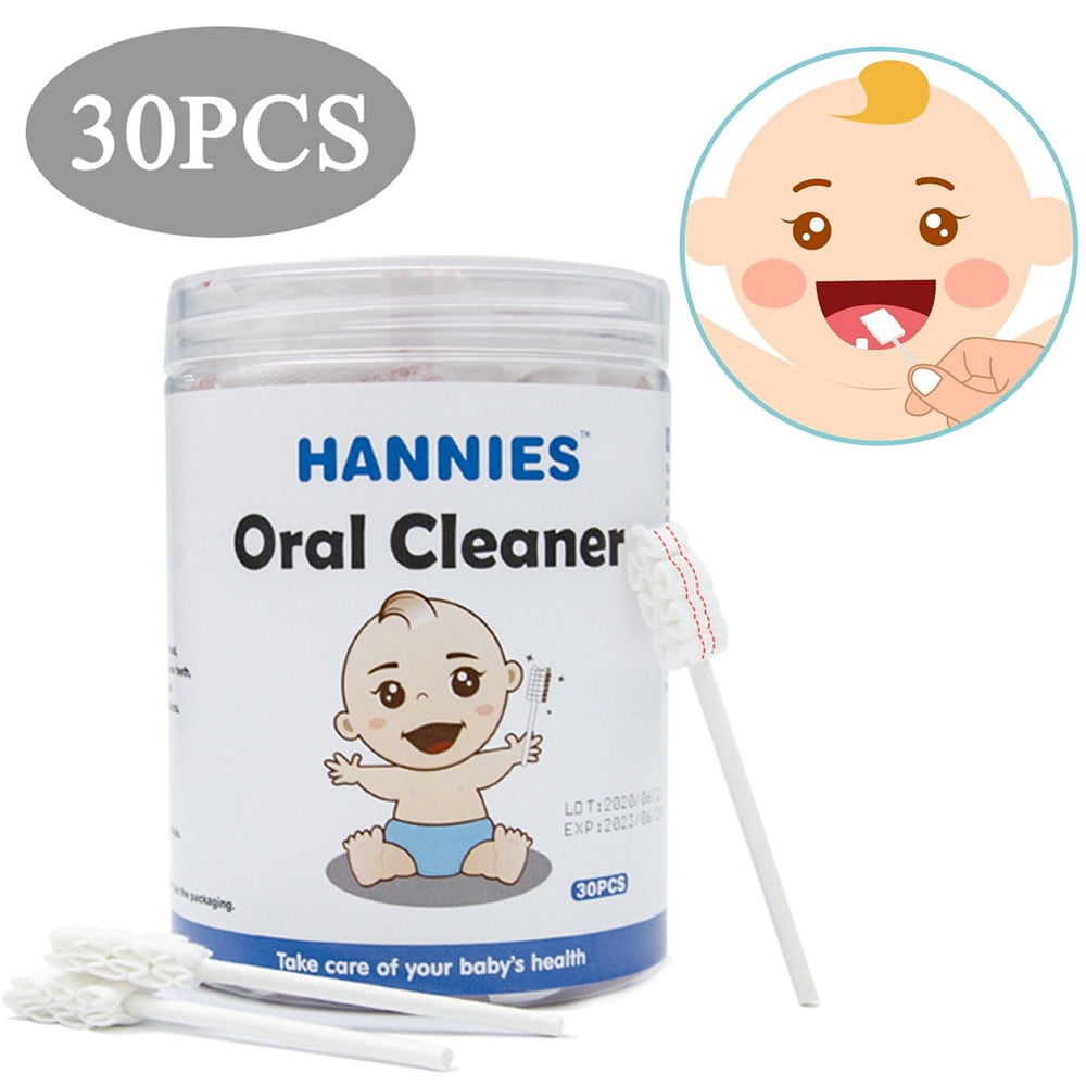 Dosaele [30Pack] Baby Tongue Cleaner, Upgrade Gum Cleaner with Paper