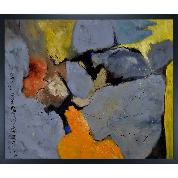 La Pastiche  Pol Ledent 'Abstract 1811011' Framed Fine Art Print