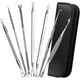 thumbnail image 1 of Kit de herramientas 7 en 1 para extraer espinillas, extractor de espinillas, extractor de espinillas y herramienta para espinillas, tratamiento seguro, kit de acné Zit Popper negro, 1 of 5