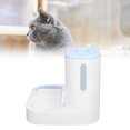 thumbnail image 1 of Pets Automatic Feeder Waterer Set Multifunction 2 In 1 One Piece Large Capacity Cat Waterer Feeder For Indoor, 1 of 8