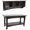 Espresso, variant on Alaterre 8 Hook Shaker Cottage Bench and Coat Hook with Storage, Chocolate, 75 lb Limit