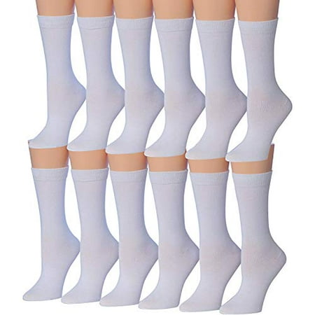 

Colorfut Women s 12-Pairs Lightweight Fun Colored Crew Socks 1120W-A-12
