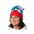 thumbnail image 7 of Sanrio Tuxedo Sam Beanie Sam Face Design with Felt 3D Bowtie and Hat Adult Novelty Cuffed Beanie, 7 of 7
