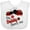 AA-White, variant on Inktastic My Daddy Loves Me with Cute Ladybugs Boys or Girls Baby Bib