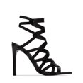 thumbnail image 1 of Zapatilla Sandalia de Tacon Casual para Dama Hanna MX  Tesaah Black, 1 of 2