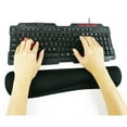thumbnail image 2 of Shisuyan Clavier Support Poignet Rebond Lent Coussin Confortable Repose-Poignet Clavier Coussin de Main Clavier Oreiller pour Clavier PC (Noir), 2 of 8