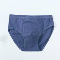 thumbnail image 2 of Hpapadks Boys Underwear Kids Solid Color Comfortable Breathable Leakproof Underpants Dark Blue 5-6 Years, 2 of 6