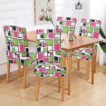 thumbnail image 2 of Yayeee 2 Pack Dining Chair Covers Stretch Parson Chairs Slipcovers Seat Protector, Abstract Geometric, 2 of 6