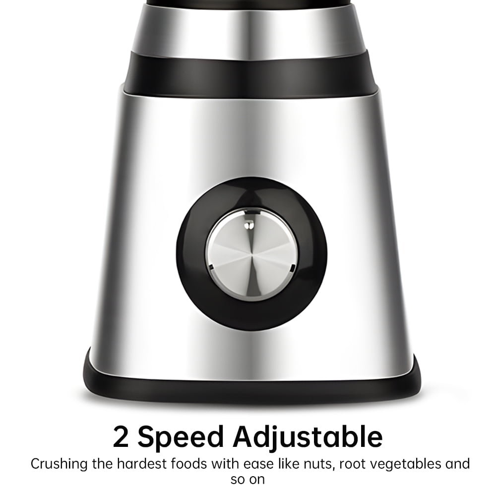 Professional Blender 500W Juicer Machines Smoothie Blender with 51 Oz Capacity Glass Jar for Kitchens and Home