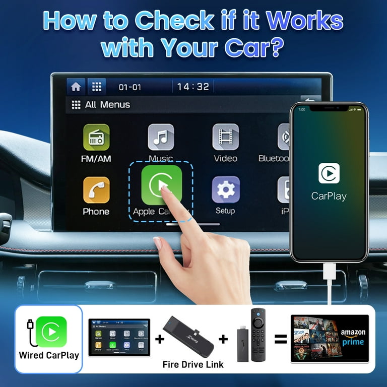 Amazon.com: Carlinkit Adapter with Fire TV Stick for OEM