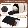 thumbnail image 2 of Juego de 4 bolsas de viaje convertibles para ropa TIBES, impermeables, 2 of 8