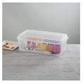 thumbnail image 4 of 18-Pack FlipTop Storage Bins, Stackable Rectangular Plastic Containers with Hinged Lids - 13.125" x 7.625" x 4.5", BPA-Free Organizer for Home, Office, Craft Supplies, 4 of 9