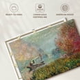 thumbnail image 6 of Elephant Stock The Studio Boat On The Seine Wall Art - Horizontal Canvas Wall Art - Living Room Wall Decor - Nature Canvas - Gray And Green Decor By Claude Monet - 48" x 32", 6 of 8