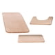 thumbnail image 2 of Alfombra de baño de 3 piezas con forma de U, antideslizante, para baño y spa Rosa claro, 2 of 7