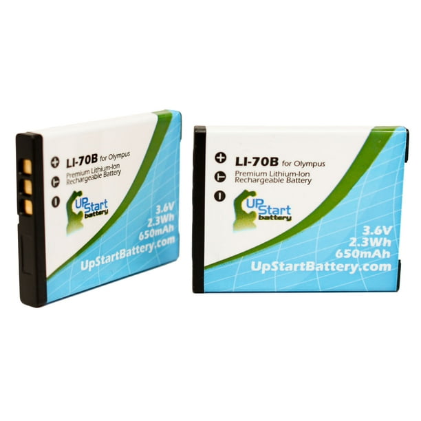 2x Pack Olympus LI70B Battery Replacement for Olympus LI70B