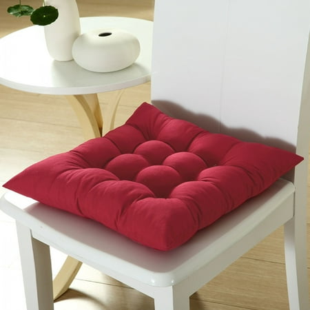 

Staron Indoor Chair Cushions (Red) Ultra Soft Non Slip Thick Chair Pads for Dining Chairs Kitchen Chair Cushions Dining Chair Cushions for Indoor Dining Room and Kitchen Chairs