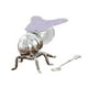 thumbnail image 5 of Tarro de miel de abeja, elegante tarro de miel con forma de abeja y cuchara decorativa. Púrpura, 5 of 9