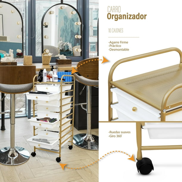 Carrito organizador 10 niveles para Cocina Estetica Hogar Idea Nuova 10 cajones Bodega Aurrera en linea