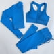 thumbnail image 1 of Chándal de mujer de 2/3/5 piezas, conjunto de Yoga sin costuras, ropa deportiva de entrenamiento, ropa de gimnasio, mallas de cintura alta con cordón, trajes deportivos para Fitness Tan Jianjun unisex, 1 of 2