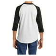 thumbnail image 3 of Yellow Rooster Youth Colorblock Raglan Jersey White/ Black S, 3 of 7